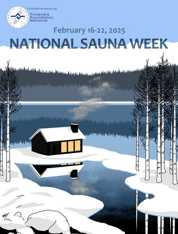 2025 National Sauna Week Poster