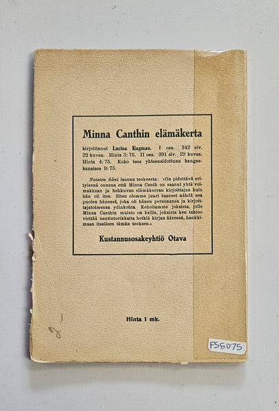 Minna Canthin Muisto