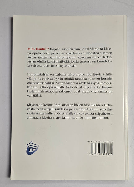 Mitä kuuluu? Suomen kielen kuuntelu- ja ääntämisharjoituksia