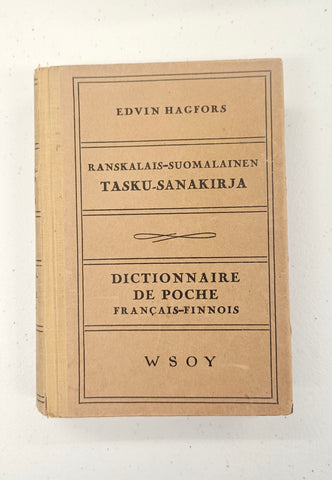 Ranskalais-Suomalainen Tasku-Sanakirja (French-Finnish Pocket Dictionary)