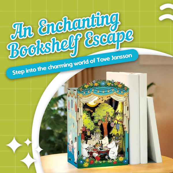 Moomin Moominous Dance Party Book Nook Kit – Fun 3D Puzzle