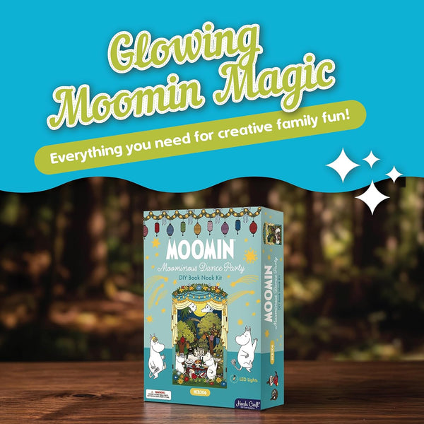 Moomin Moominous Dance Party Book Nook Kit – Fun 3D Puzzle