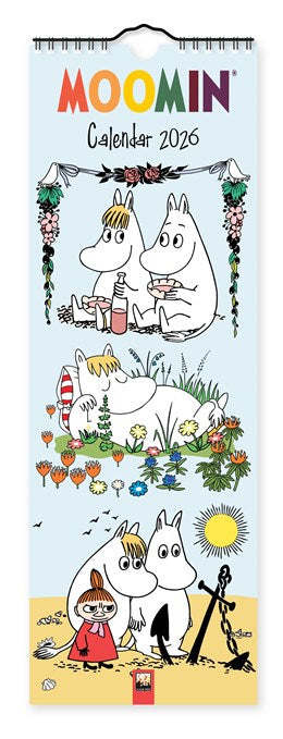 Moomin Slim Wall Calendar 2026