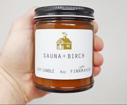 Candle - Sauna + Birch