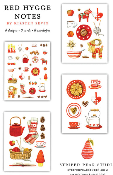 Red Hygge Notes