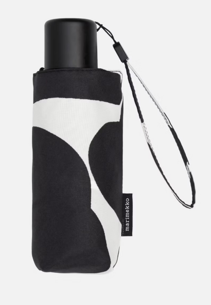 Marimekko Mini Manual Unikko Umbrella - Black