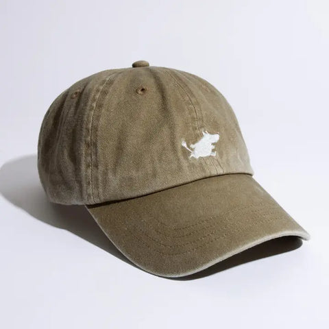 Moomin Classic Denim Dad Cap - Khaki