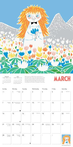 Moomin Wall Calendar 2027