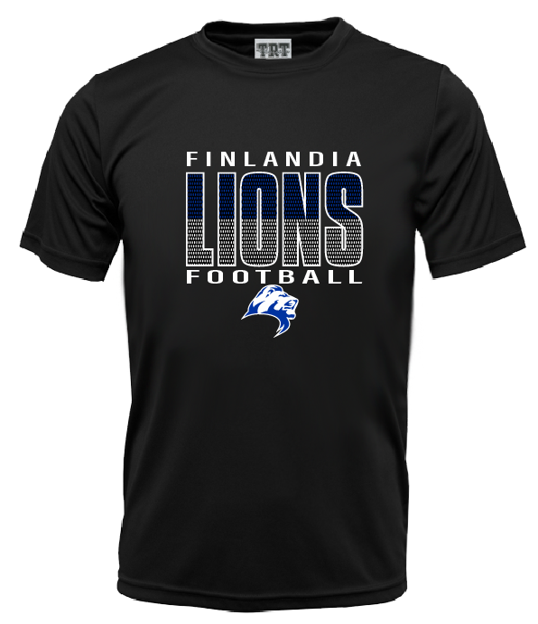 Lions Football Poly Tee