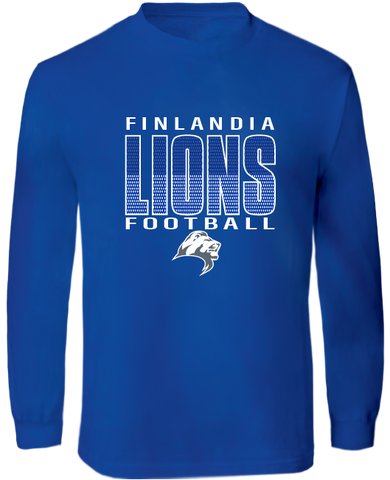 Lions Football Poly L/S Tee